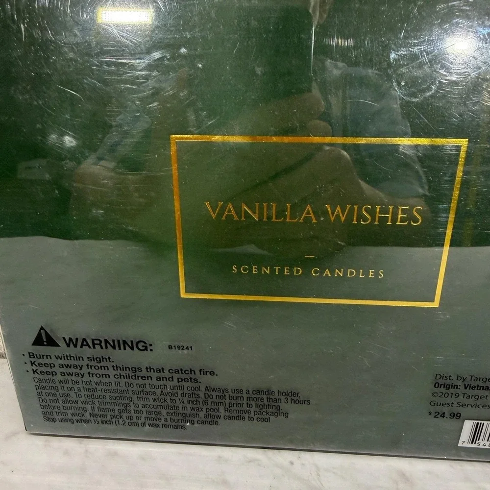 Target 12 Days of Christmas Vanilla Wishes Scented Candle Set 12pc Votive 2019